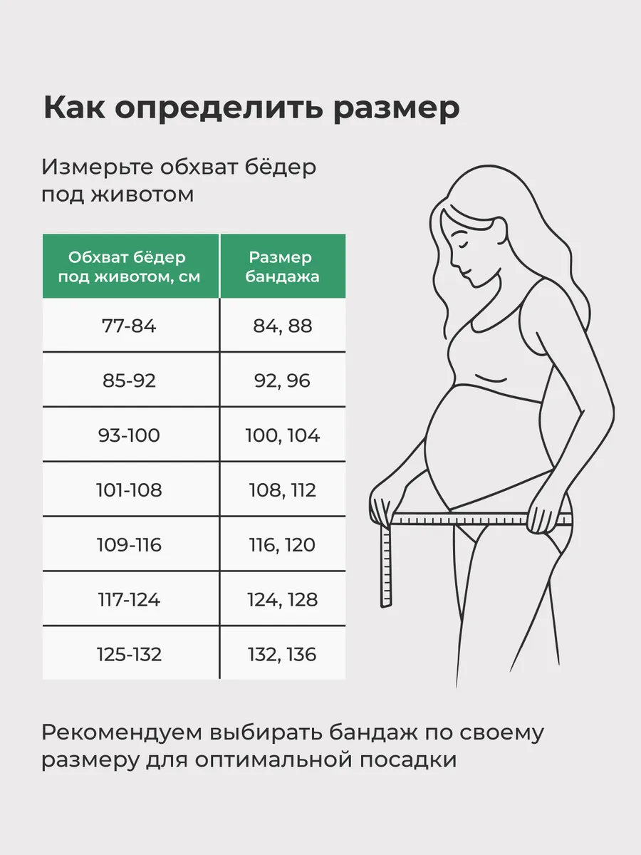 Бандаж для беременных и после родов универсальный 4 в 1 бежевый